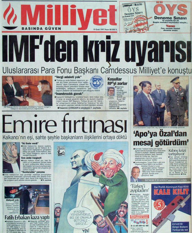 19 Ocak 1997 Milliyet