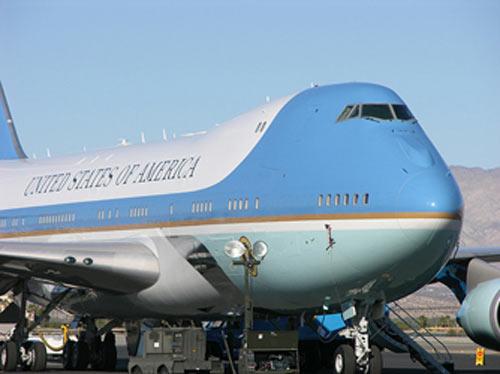 ABD Başkanı Barack Obama - Jumbo Jet Boeing 747 ABD