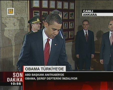 Obama'nın Anıtkabir ziyareti