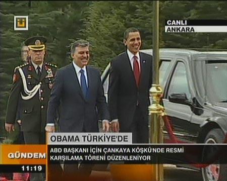 Obama'nın Çankaya Köşkü ziyareti