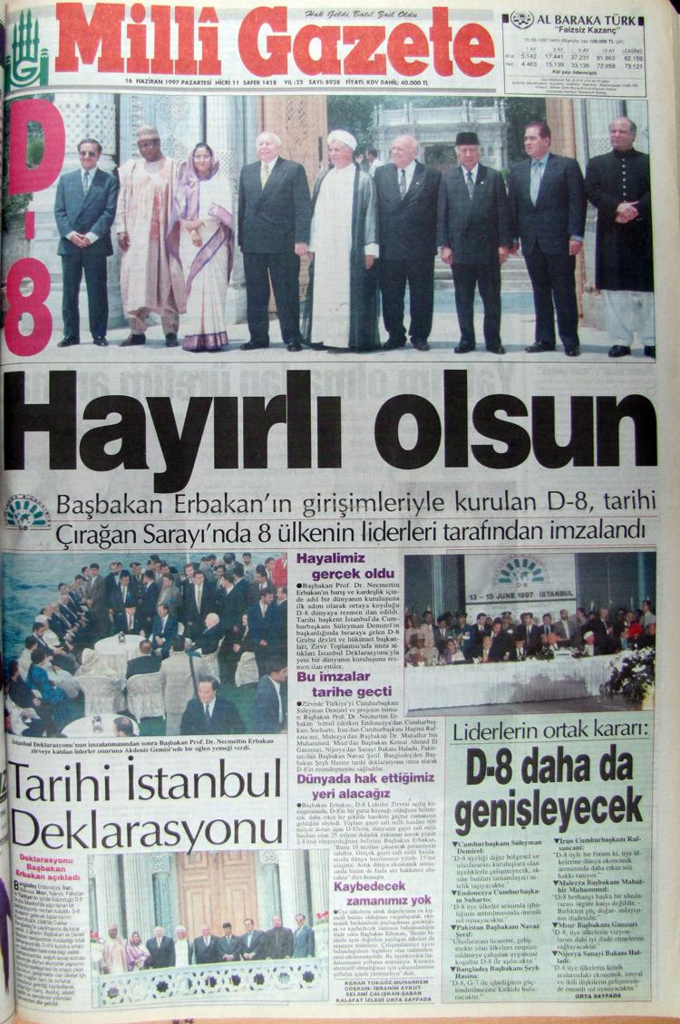 16 Haziran 1997 Milli Gazete