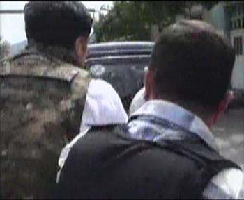 Gürcistan Cumhurbaşkanı Mihail Saakaşvili Gori'de korku dolu anlar yaşadı.