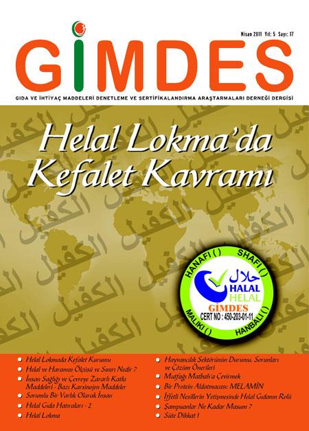 <p><strong>GİMDES Dergisinin 17. Sayısı Çıktı!</strong></p>
<p>17.  sayısında GİMDES HELAL ÜRÜNLERİ ARAŞTIRMA ENSTİTÜSÜnün merak edilen konularından biri olan GİMDES kurumunun yaptığı çalışmaların İslam Fıkhındaki yerini anlatan 17.sayının kapak konusu olan yazı, HELAL LOKMADA KEFALET KURUMU başlığı ile GİMDES başkanı Dr. Hüseyin Kami BÜYÜKÖZER tarafından kaleme alındı. BÜYÜKÖZER yazısında özet olarak İslam hukukunda Kefalet Kurumu her devir ve coğrafyada önemli bir kurum olarak kabul edilmiş ve desteklenmiştir diyor. Bugün Müslümanların ister çoğunlukta, ister azınlıkta olduğu devletlerin çoğunluğunun bu görevi sağlıklı bir şekilde yüklenemediği dikkate alınınca, toplum adına, bir kişi veya bir kurumun bu görevi yüklenmesi toplumun maslahatı için bir zaruret olarak ortaya çıkmıştır demektedir.</p>
<p>Prof.Dr. Hamdi Döndüren yazısında HELAL VE HARAMIN ÖLÇÜSÜ VE SINIRI NEDİR başlığı ile Kuran ve Sünnette Helal ve Haramın Ölçüsü ve buna uymamanın sonuçlarını ayet ve hadislerle örneklendirerek bizleri uyarmakta. Bir şeyin helal veya haram oluşunun hangi ölçülere göre belirleneceği konusunda bilgi vermektedir.</p>
<p>Prof. Dr. Ömer Zorba; HAYVANCILIK SEKTÖRÜNÜN DURUMU, SORUNLARI VE ÇÖZÜM ÖNERİLERİ konulu yazısında; Hayvan yetiştiriciliği sektörünün, pek çok sektörü beraberinde sürükleyen lokomotif bir sektör olduğunu ve Toplumda istenen sosyo-ekonomik değişimin sağlanmasında, köylülükten çiftçiliğe geçişi sağlayabilecek önemli bir sosyal dönüşümü gerçekleştirerek yüz binlerce insanı tüketici konumundan üretici konumuna terfi ettirebilecek bir statü dönüştürücü, doğa dostu, çevreci bir sektör olduğunu anlatmaktadır.</p>
<p>Prof. Dr. Hasan Doğruyol; İNSAN SAĞLIĞI VE ÇEVREYE ZARARLI KATKI MADDELERİ konusunda, Mutasyon veya Doğumsal Anomaliye Yol Açan Katkı Maddeleri, Katkı Maddelerinin Kalp ve Damar Hastalıklarına Etkileri, Trans Yağ Asitlerinin Yapısı, Oluşumu Ve Alınan Gıdalarla İlgisi, Trans İzomerlerin Yapısı Ve Özellikleri, konularında önemli bilgiler aktarmaktadır.</p>
<p>17.Sayının diğer yazar ve konuları ;Helal Lokma Başlığı ile Nejla Baş, Mutfağı Matbaha Çevirmek, Hamit Akçay, Araştırma Sayfasında Bir Protein Aldatmacası: MELAMİN, Konusu ile Derya Özgür Öztürk, İffetli Nesillerin Yetişmesinde Helal Gıdanın Rolü GİMDESden ve Dünyadan Güncel Haberler ve Sorularınıza Cevaplar Köşesi bu sayıda yer alan diğer başlıklardır.</p>