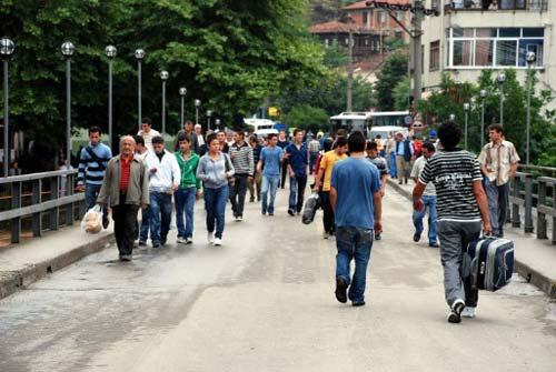 Sel suları Bartın'ı Venedik'e çevirdi