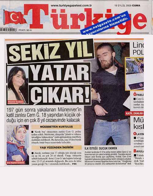 TÜRKİYE: 8 YIL YATAR ÇIKAR