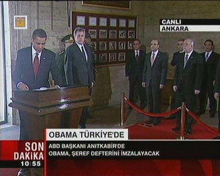 Obama'nın Anıtkabir ziyareti