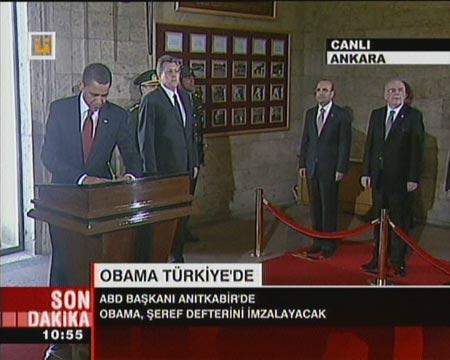 Obama'nın Anıtkabir ziyareti