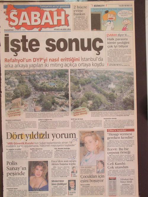 12 Masıy 1997 Sabah