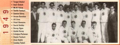 1949'da Kahire'de yapılan Avrupa Basketbol Şampiyonası'nı Türkiye dördüncülükle tamamladı.
