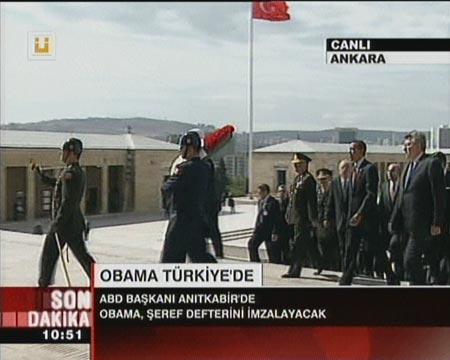 Obama'nın Anıtkabir ziyareti
