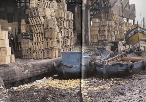 Halin kıyısı sanki sebze tarlası.. Yıl 1975 Eminönü Unkapanı arası...