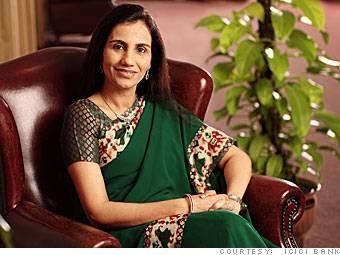 10. Chanda Kochhar, Hindistan

ICICI Bankası Genel Müdürü.

49 yaşındaki Kochnar, Hindistan'ın en büyük özel bankalarından biri olan ICICI'nin geçen sene başına geçti. Kochnar, firmanın karını %47'lere tırmandırdı.