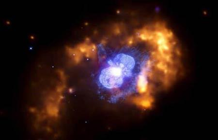 Dünyadan 7 bin 500 ışık yılı uzaklıktaki Eta Carinae