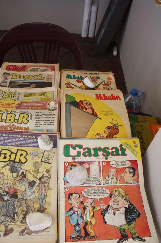 Türkiye'de bugüne dek kaç mizah dergisini çıktığını merak edenler de çoğunu bu festivalde bulabilirler