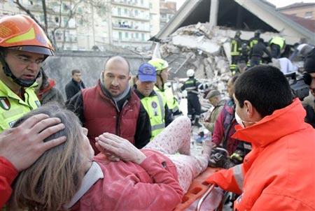 İtalya'dan Deprem Görüntüleri