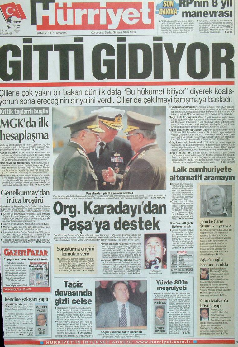 29 Nisan 1997 Hürriyet