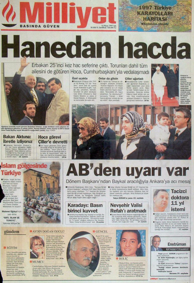 15 Nisan 1997 Milliyet