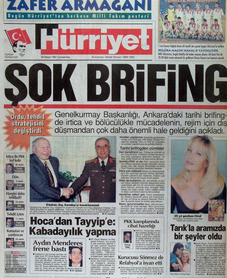 30 Nisan 1997 Hürriyet