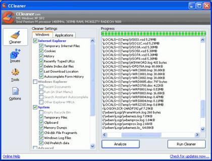 <p><strong><span style="color: #0000ff;">CCleaner</span></strong></p>
<p>Bilgisayarlarımızı düzenli tutmak oldukça zordur. Uzun yıllar yüklenen-silinen programlar, dosyalar ve internet tarayıcılarının barındırdığı cookie’ler bilgisayarda artık bilgiler bırakır. Bunları tek tek temizlemek çok fazla zaman alacağından bir temizleme yazılımına ihtiyacımız var. CCleaner, bu konuda Windows’un standart yazılımından daha başarılı. Tümüyle ücretsiz olan yazılım, bilgisayarınızı düzenli hale getirmeniz için biçilmiş kaftan.</p>