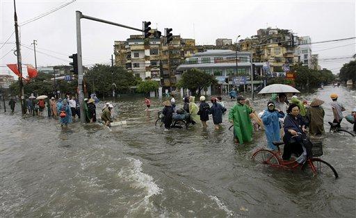 Uzak Doğu sular altında