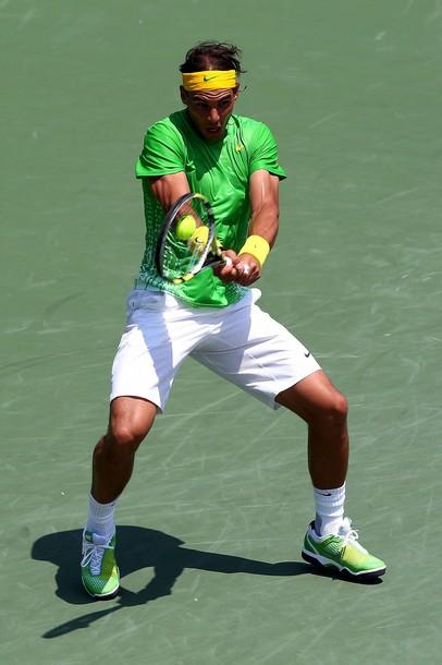 Miami'de yapılan toplam 4 milyon 500 bin dolar ödüllü turnuvanın erkekler finalinde oyuna Nadal iyi başladı.