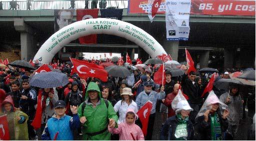 30. Kıtalararası Avrasya Maratonu renkli görüntülere sahne oldu