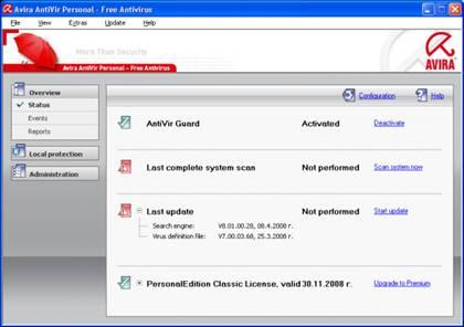 <p><strong><span style="color: #0000ff;">AntiVir</span></strong></p>
<p>Hacker aktivitelerinin büyük şirketleri tehdit eder hale geldiği günümüzde, kişisel güvenliğimiz oldukça önemli. Bilgisayarımızı tehditlere açık bırakmak hem bilgilerimizin çalınmasına hem de siber saldırılarda zombi olarak kullanılmanıza sebep olabilir. Ücretsiz antivirus yazılımları arasında en başarılısı Avira tarafından üretilen AntiVir. Sınırsız süreyle bilgisayarınızı koruyan bu yazılım, virüs ve truva atlarına karşı başarılı bir koruma sunar ve sisteminizi  yavaşlatmaz.</p>