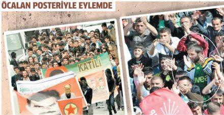 CHP -BDP-KCK ittifakı tartışılırken, işbirliğini kanıtlayan fotoğraflar Hakkariden geldi. Hakkari mitinginde CHPye destek için katılan pek çok şahısın daha önce de BDP ve PKK yanlısı eylemlere katıldığı görüntülendi. CHP mitingine katılarak Kılıçdaroğlunu alkışlayan aynı şahıs, PKK elebaşı Abdullah Öcalan pankartlı eylemde de ön sırada dikkat çekiyor.