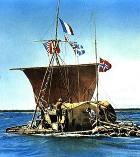 Heyerdahl, daha sonra papirüsten yapılmış bir tekneyle (Ra I)Fas'tan yola çıkarak Güney Amerika'ya varmak istedi. Böylece eski devirlerde bu tür bir yolculuğun yapılıp yapılamayacağını ortaya çıkaracaktı. Fakat teknesi bir süre sonra suya dayanamaz duruma gelince yolculuğunu yarıda kesmek zorunda kaldı. Fakat, 1970'te Ra II adlı teknesiyle yolculuğu tamamladı.