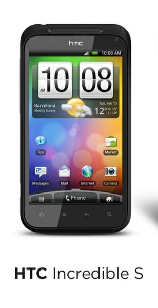 <p><strong>5 - HTC Incredible S:</strong> Tayvanlı üreticinin son akıllı Android'i HTC Incredible S'in, 480 x 800 piksel çözünürlüğünde 4 inçlik dokunmatik ekranı bulunuyor. 768 MB'lik RAM ve 1 GHz'lik işlemcisi olan cihaz, biri 1.3 diğeri 8 megapiksellik çift kameraya sahip. Yüksek çözünürlüklü (720p) video çekebilen telefona stereo surround sound ses sistemi de entegre edilmiş.</p>