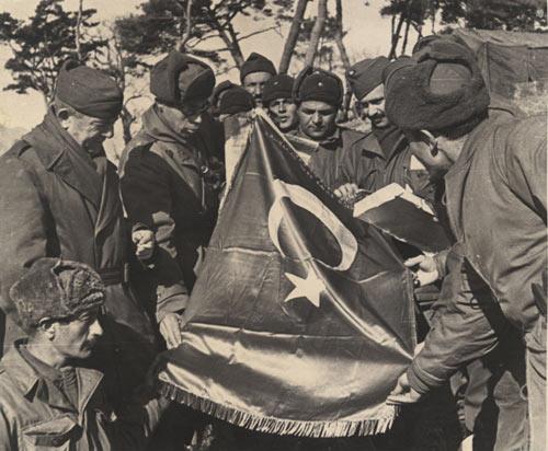 Koredeki Türk karargahı