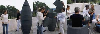 Snır tanımayan tasarımcıların yaptıkları bu sıradışı şeyler, hayal dünyalarının uçsuz bucaksız olduğunu gösteriyor. Arabadan eve, yataktan avizeye kadar bir çok ilginç tasarım hayat tarzımızı tekrar gözden geçirtecek.

İşte Gözde Gürer'in seçip blogunda yansıttığı sınır tanımayan tasarımlar...