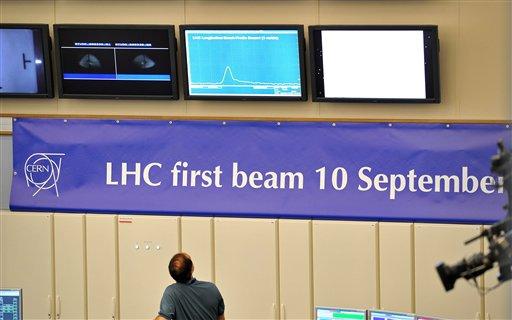 CERN deneyinden ilk fotoğraflar ve düğmeye basıldığı anlar