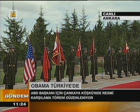 Obama'nın Çankaya Köşkü ziyareti