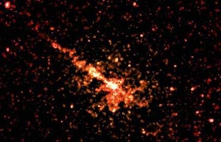 25 bin ışık yılı uzaklıktaki Centaurus A yakınlarında gerçekleşen bir patlama