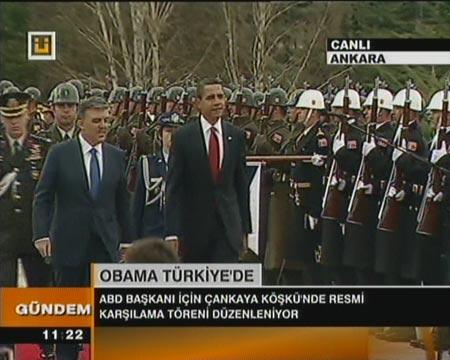 Obama'nın Çankaya Köşkü ziyareti
