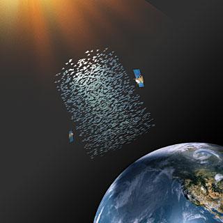 <p> Arizona Üniversitesinden Roger Angel, gezegenimizin iklimini denetim altına almak amacıyla uzaya dev bir güneş filtresi yapılmasını önermişti.</p><br>Kaynak: Discover - Çeviri:Rita Urgan  / <strong><a href="http://www.cumhuriyet.com.tr" target="_blank">CUMHURİYET BİLİM TEKNİK</a></strong></p>