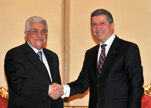 Filistin Devlet Bakanı Mahmut Abbas, TBMM Başkanı Köksal Toptan'ı ziyaret etti.