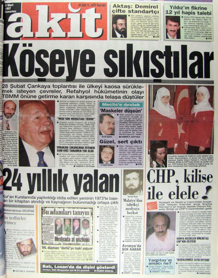 8 Mart 1997 Akit