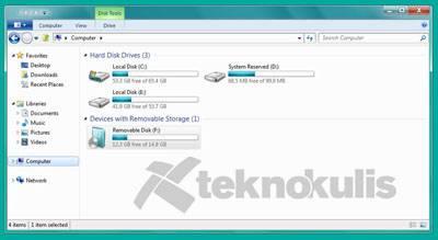 Windows 8 Ribbon Arayüzü