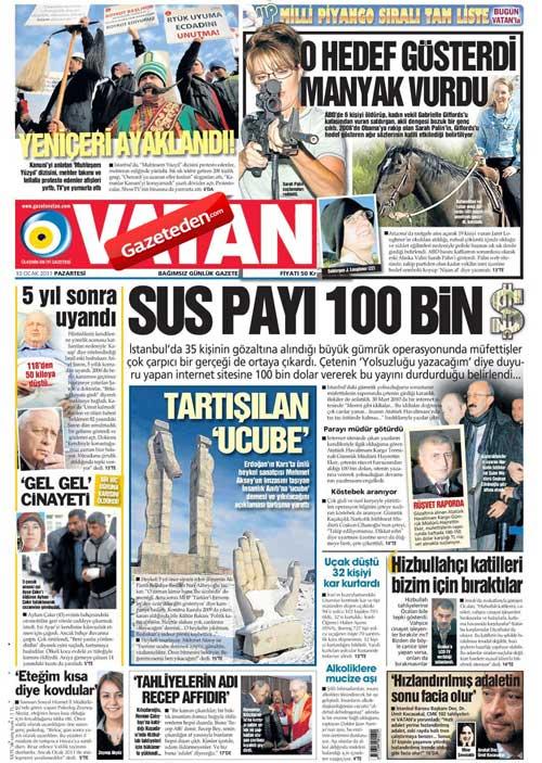 VATAN / Sus payı 100 bin dolar / İstanbul'da 35 kişinin gözaltına alındığı büyük gümrük operasyonunda müfettişler çok çarpıcı bir gerçeği de ortaya çıkardı.