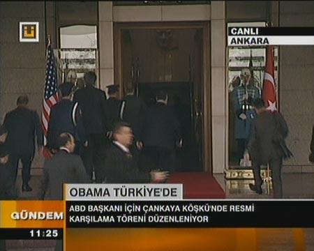 Obama'nın Çankaya Köşkü ziyareti