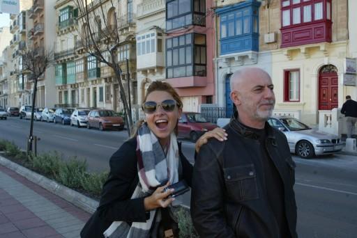 54. Eurovision Şarkı Yarışmasında Türkiye'yi temsil edecek Hadise, PBS televizyonunun davetlisi olarak bulunduğu Malta'da yaşayan Türklerle bir araya geldi