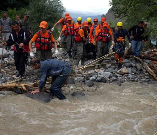 Artvin'de sel