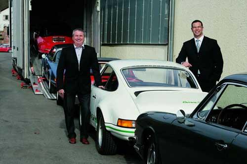 Porsche müzesinde tarihi gezinti