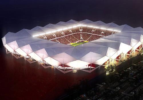 Karadeniz'de 800 bin metrekarelik alan doldurularak Avrupa'nın en modern spor tesisi inşa edilecek. Tesis içinde Trabzonspor'a da 40 bin kişilik dev bir stadyum yapılacak.