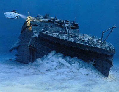 Titanic'in battıktan sonra deniz dibindeki ilk fotoğrafı