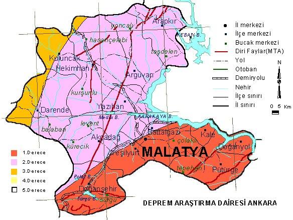 Türkiye'nin tüm illerinde fay hatları bulunuyor ve hemen hemen her il deprem riski ile karşı karşıya. İşte Türkiye'nin il il deprem haritası;