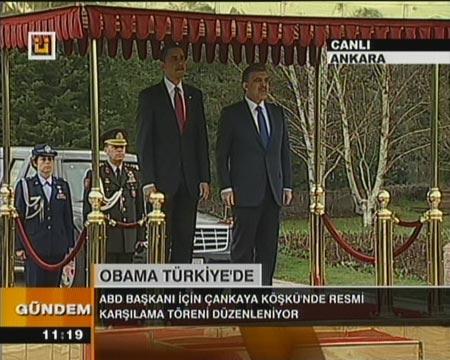 Obama'nın Çankaya Köşkü ziyareti
