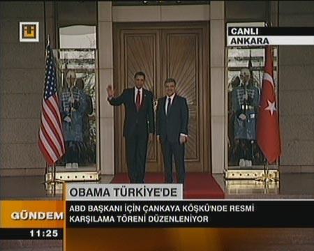 Obama'nın Çankaya Köşkü ziyareti